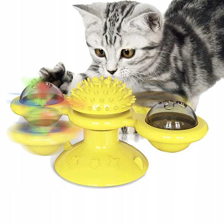 Zabawka interaktywna świecąca dla kota